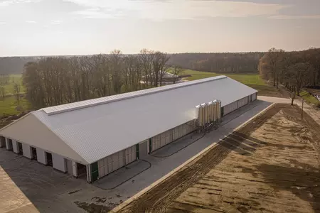 Hala stalowa Leszno - Przedsiębiorstwo Rolne Długie Stare