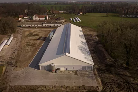 Hala stalowa Leszno - Przedsiębiorstwo Rolne Długie Stare