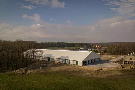 Hala stalowa Leszno - Przedsiębiorstwo Rolne Długie Stare