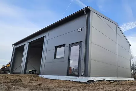 Hala stalowa Auto Serwis - Wałcz